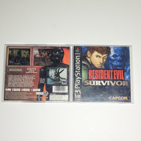 Resident Evil Survivor Playstation 1 ps1 psone reg card - Picture 1 of 6